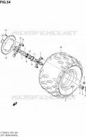 ROUE ARRIERE GAUCHE pour Suzuki QUADSPORT 400 2013