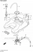 RESERVOIR D'ESSENCE pour Suzuki QUADSPORT 400 2014