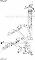 AMORTISSEUR   TRIANGLES pour Suzuki QUADSPORT 400 2014