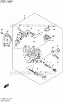 CORPS DE PAPILLON pour Suzuki QUADSPORT 400 2016