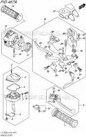 ENSEMBLE LEVIERS   POIGNEES pour Suzuki QUADSPORT 400 2016