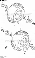 ROUE AVANT pour Suzuki QUADSPORT 50 2016