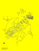 GARDE BOUE ARRIERE (MODEL L0) pour Suzuki QUADSPORT 90 2011