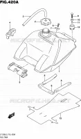 RESERVOIR D'ESSENCE pour Suzuki QUADSPORT 90 2016