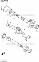 TRANSMISSION (2) pour Suzuki BURGMAN 400 2016