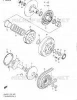 TRANSMISSION (1) pour Suzuki BURGMAN 400 2011
