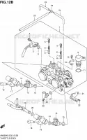 CORPS DE PAPILLON (MODEL K8/K9/L0) pour Suzuki BURGMAN 650 2010