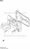 COUVRE CULASSE pour Suzuki BURGMAN 650 2010