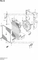 RADIATEUR pour Suzuki BURGMAN 650 2010