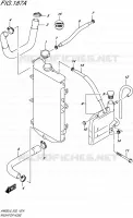 DURITE DE RADIATEUR (AN650L6 E19) pour Suzuki BURGMAN 650 2016