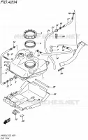 RESERVOIR D'ESSENCE pour Suzuki BURGMAN 650 2016