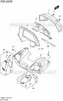 CARENAGE   SUPPORT DE COMPTEUR pour Suzuki BURGMAN 650 2017