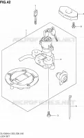 KIT SERRURE (DL1000AL4 E28) pour Suzuki V-STROM 1000 2014