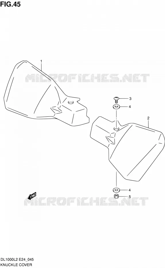 PROTEGES MAINS Suzuki MOTO 1000 V-STROM 2012  DL1000 L2 (E24)