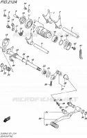 ENSEMBLE SELECTEUR DE VITESSES pour Suzuki V-STROM 650 2016