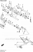 ENSEMBLE SELECTEUR DE VITESSES pour Suzuki V-STROM 650 2016
