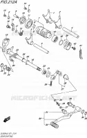 ENSEMBLE SELECTEUR DE VITESSES pour Suzuki V-STROM 650 2016