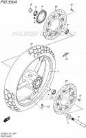 ROUE AVANT (DL650AL6 E21) pour Suzuki V-STROM 650 2016