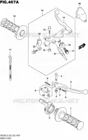 ENSEMBLE LEVIERS   POIGNEES pour Suzuki DR 200 2015