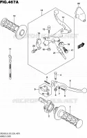 ENSEMBLE LEVIERS   POIGNEES pour Suzuki DR 200 2016