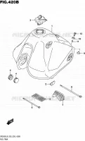 RESERVOIR D'ESSENCE (DR200SL6 E28) pour Suzuki DR 200 2016