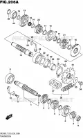 TRANSMISSION pour Suzuki DR 200 2017