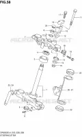 COLONNE DE DIRECTION pour Suzuki DR 650 2014