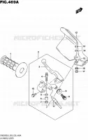 ENSEMBLE LEVIER   POIGNEE GAUCHE pour Suzuki DR 650 2016