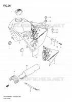 RESERVOIR D'ESSENCE pour Suzuki DR-Z 400 2010