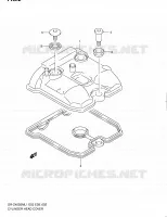COUVRE CULASSE pour Suzuki DR-Z 400 2011