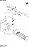 ENSEMBLE LEVIERS   POIGNEES DROIT pour Suzuki DR-ZSM 400 2017