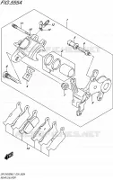 ETRIER DE FREIN ARRIERE pour Suzuki DR-ZSM 400 2017