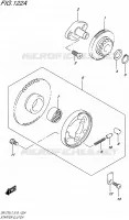 ROUE LIBRE DE DEMARREUR pour Suzuki DR-Z 70 2017