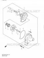 POMPE A EAU pour Suzuki BANDIT-N 1250 2010