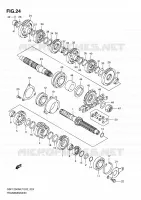 TRANSMISSION pour Suzuki BANDIT-S 1250 2010