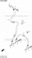 DURITE DE FREIN AVANT (GSR750L5 E21) pour Suzuki GSR 750 2015