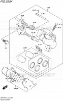 ETRIER DE FREIN AVANT pour Suzuki GSR 750 2015