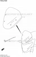 OPTIONS (METER VISOR SET) pour Suzuki GSR 750 2015