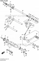 ENSEMBLE SELECTEUR DE VITESSES pour Suzuki GSX-F 1250 1992
