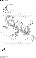CORPS DE PAPILLON (GSX1300RAL7 E19) pour Suzuki HAYABUSA 1300 2017