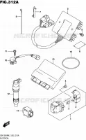 PARTIE ELECTRIQUE (GSX1300RAL7 E02) pour Suzuki HAYABUSA 1300 2017