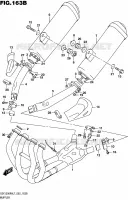 SILENCIEUX (GSX1300RAL7 E19) pour Suzuki HAYABUSA 1300 2017
