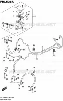 DURITE DE FREIN AVANT pour Suzuki HAYABUSA 1300 2017