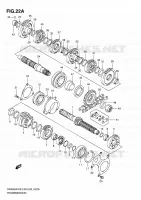 TRANSMISSION (MODEL K9/L0) pour Suzuki GSX-F 650 2010