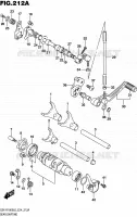ENSEMBLE SELECTEUR DE VITESSES pour Suzuki GSX-R 1000 2016