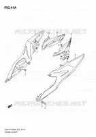 CARENAGES ARRIERE (MODEL L0) pour Suzuki GSX-R 1000 2010