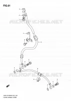 DURITE DE FREIN AVANT pour Suzuki GSX-R 1000 2010