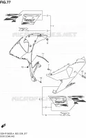 FLANCS DE CARENAGES pour Suzuki GSX-R 1000 2014