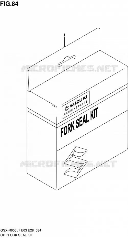 KIT JOINTS DE FOURCHE Suzuki MOTO 600 GSX-R 2011  GSX-R600 L1 (E03,E28,E33)