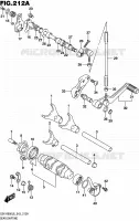 ENSEMBLE SELECTEUR DE VITESSES pour Suzuki GSX-R 600 2016